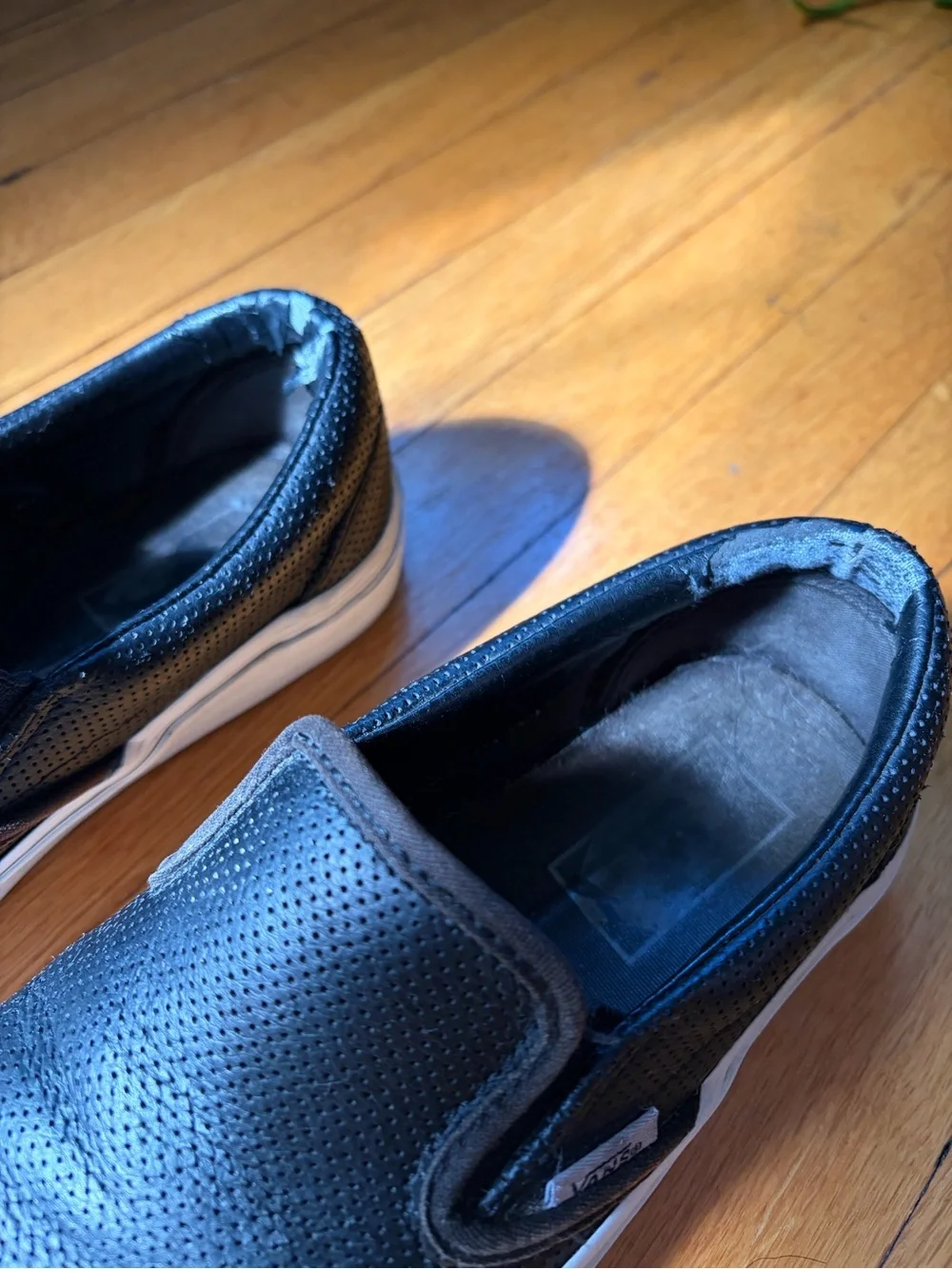 Vans Slip-On Casual Sneakers in Black